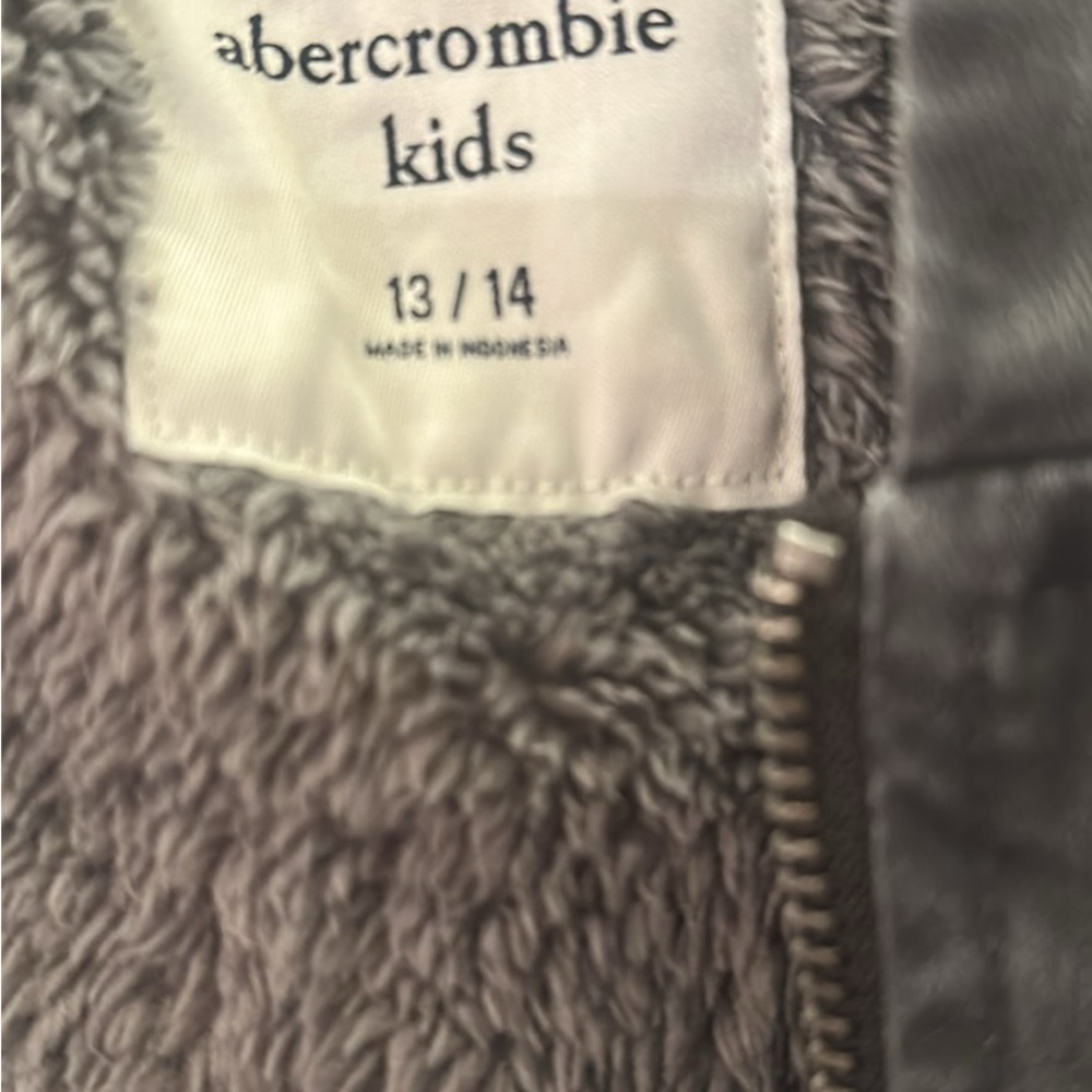 Abercrombie Kids Black Hooded Jacket - Picture 3 of 3